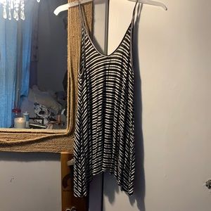 Black and white striped dress size xs worn a couple times still looks brand new